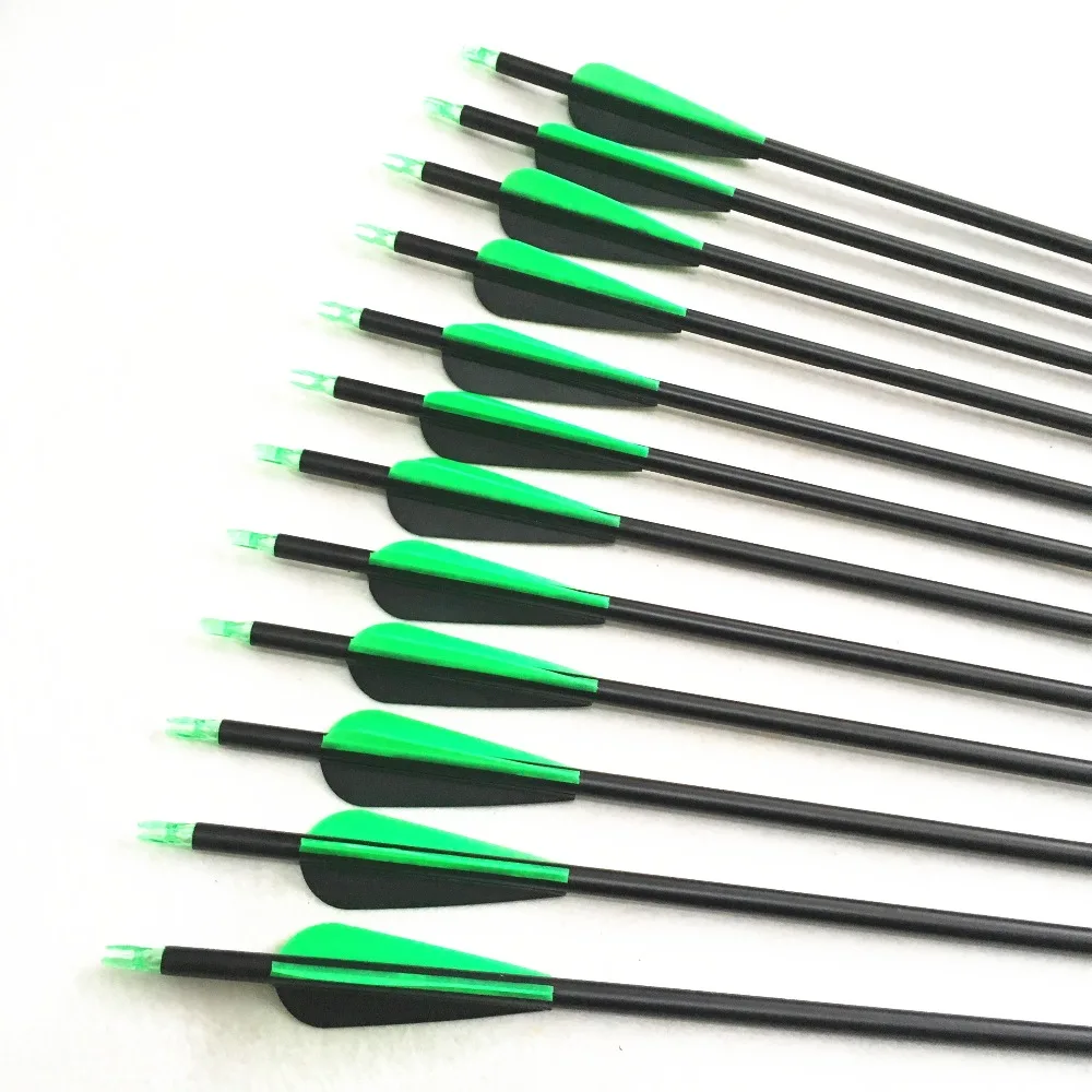 Seta para Composto 600 com Substituível Pces Misturado Carbono Seta 26 - 27 29 30 Polegadas Diâmetro 7.8mm Coluna Arco Recurvo 12 8 Esporte e Lazer