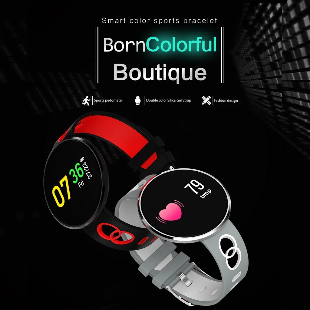 

Smart Watch Sports Fitness Activity Heart Rate Tracker Blood Pressure Watch 2019 hot sales Smart Watch drop ship
