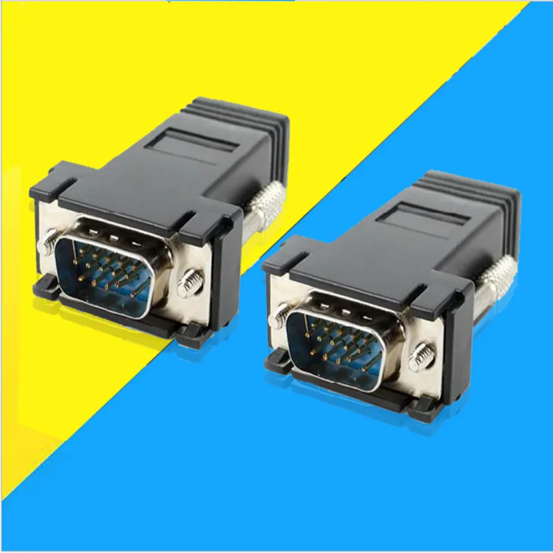 

VG to R45 adapter Network cable transmission VG signal VG to network cable extension m17