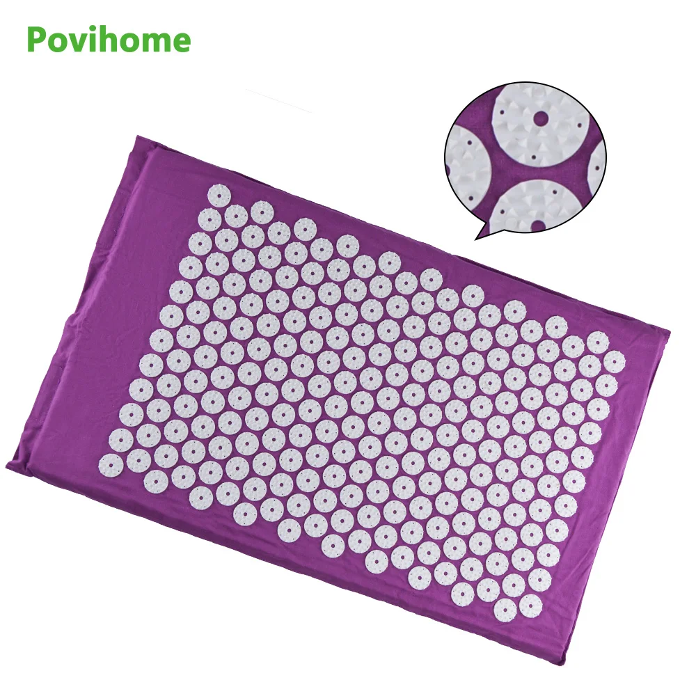 Acupuncture Massager Cushion Acupressure Mat Relieve Stress Pain