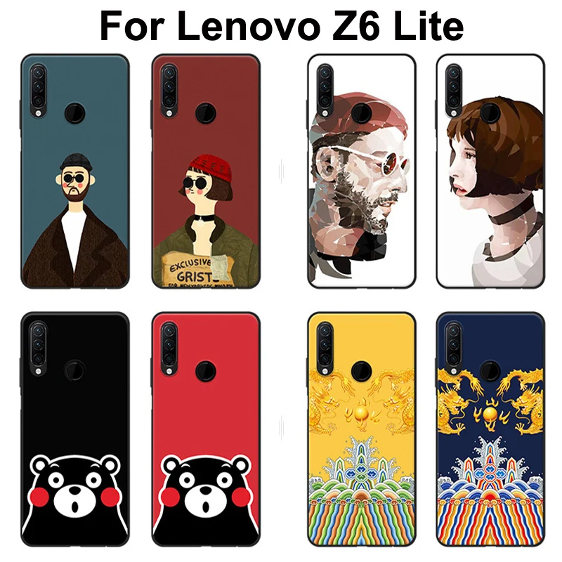 Для Lenovo Z6 Lite чехол Z6Lite окрашенный Леон убийца мультфильм Мягкие силиконовые