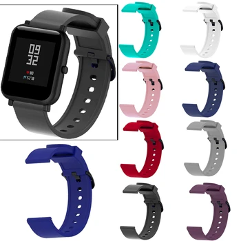 

Silicone Band Replacement Strap For Huami Amazfit Bip BIT PACE Lite Youth 20mm Sport wrist watch bands for Xiaomi amazfit bip