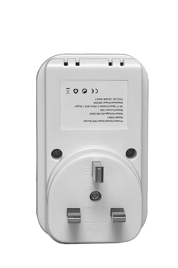 SW1 10A Smart Plug Wi-Fi умная розетка Мощность монитор ЕС Франция AU США Великобритания Корея розетка работает с Google дома Alexa IFTTT Engli
