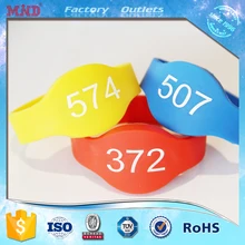 NTAG213 13,56 МГц силиконовый браслет для радиочастотной идентификации близость Водонепроницаемый NFC смарт