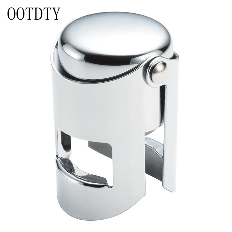 

Stainless Steel Champagne Sparkling Wine Bottle Stopper Portable Plug Sealer Bar Liquor Spirit Flow Cap