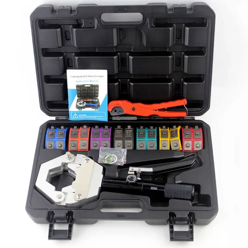

Manual Hydraulic Hose Crimping Tool Auto A/C Hose Hydra-Crimper Repair Air Condition Hose 71500 Free Shipping