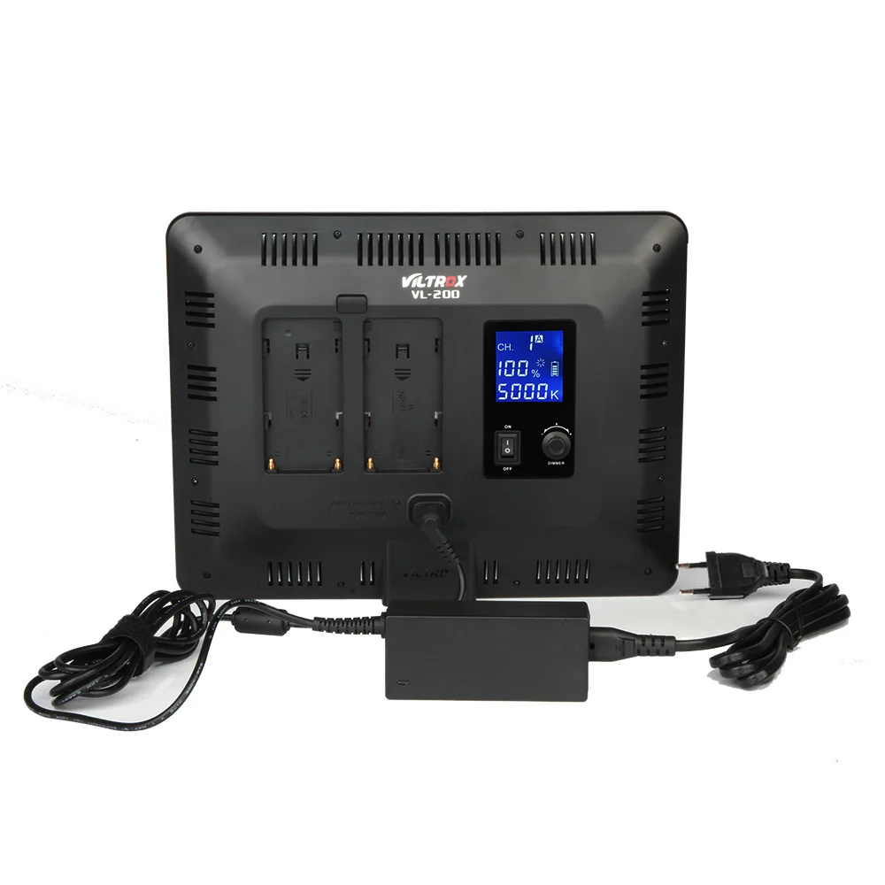  Viltrox VL-200 Wireless Remote LED Video Studio Light Lamp Slim Bi-Color Dimmable +AC Adapter+batte - 32857972201