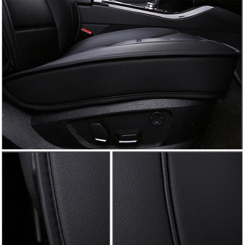 Высококачественные кожаные чехлы для автомобильных сидений Ford ecosport edge everest explorer