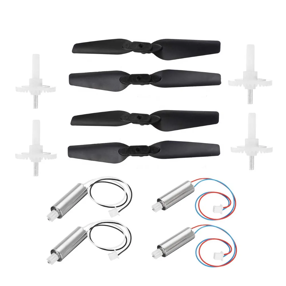 

E58 RC Quadcopter Spare Parts Propellers Blade Clamp Set Motor Gear Bearing Shaft etc Also for JY019 O019 RC Drone Accessories