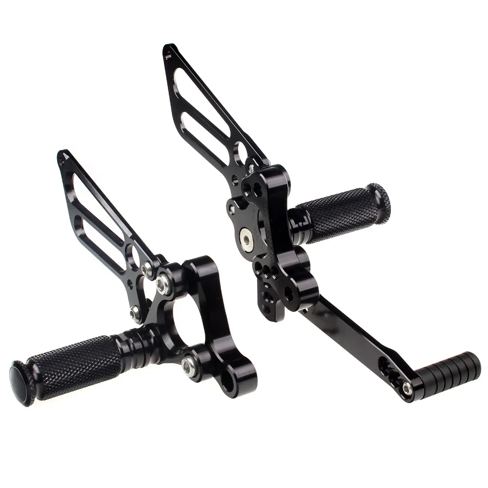 

BIKINGBOY Rearsets Rear Sets Foot Pegs Rests for Ducati 748 916 996 998 ALL Footpegs Footrests Motorcycle Adjustable Racing