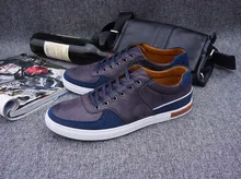 Zan.Wings High quality Walking Shoes Men Blue Sneakers Men 2016 Men Shoes Cow split Deodorization Massage 2016-10-2