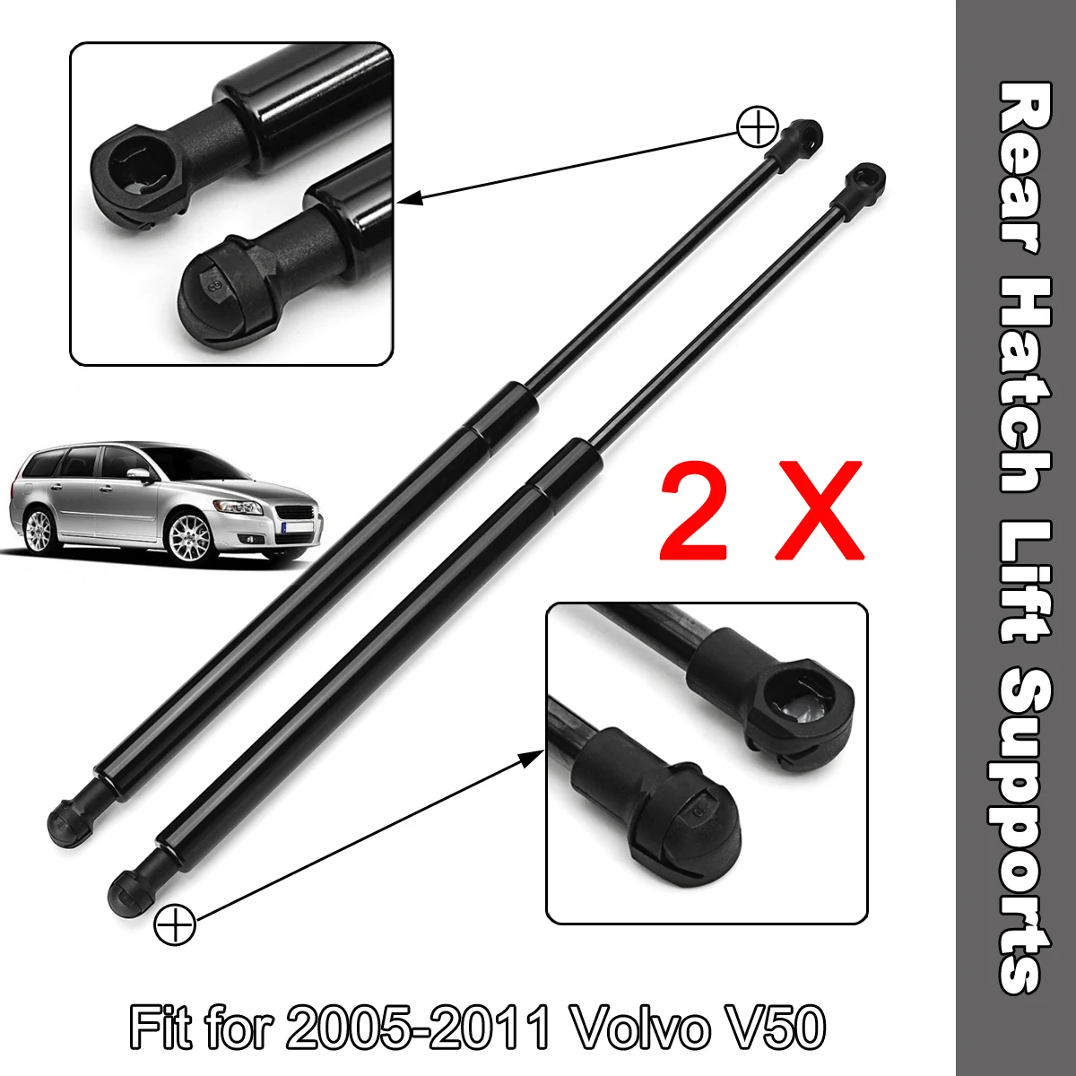 Для Volvo V50 2005 2006 2007 2008 2009 2010 2011 подъемные ворота задние дверной люк поддержка