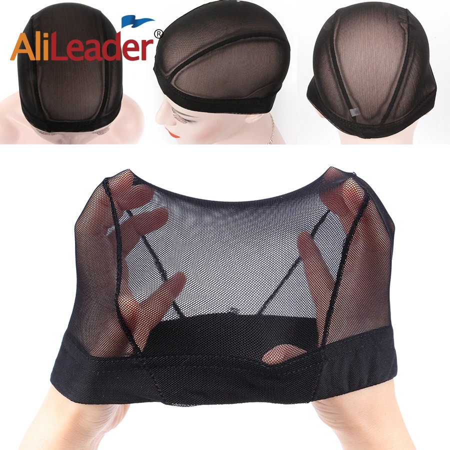 AliLeader L/S Glueless Hair Net Wig Liner Cheap Caps For Making Wigs Spandex Elastic Mesh Dome Cap Materials | Шиньоны и парики