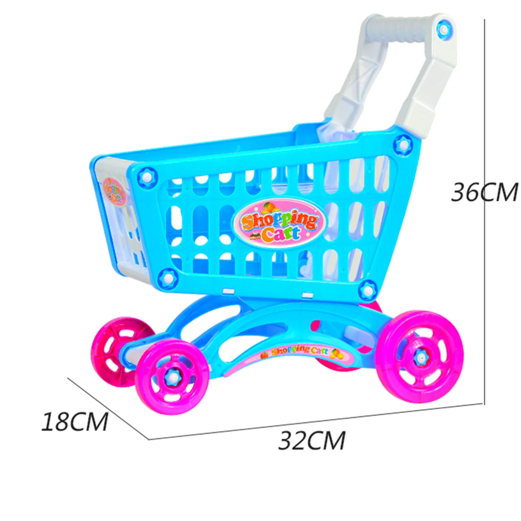 Детская тележка для покупок, игрушка с 20 играми, еда, овощи, фрукты, супермаркет, ролевые игры, тележка для детей, малышей, рождественский подарок