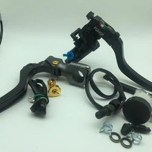 Модификация мотоцикла 22 мм 19RCS Рычаги Тормозная система сцепления Главный цилиндр гидравлический насос резервуар для Honda Suzuki Kawasaki Yamaha