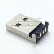 500 шт./лот USB-A mlae plug 90 градусов ИЗОГНУТЫЙ ШТИФТ черный или белый клей