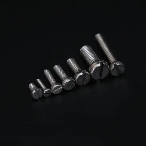 M2.5 Slotted Socket Stigma Stainless Steel Screw Column Cap Head Bolt Screws M2.5x18mm 100Pcs | Обустройство дома