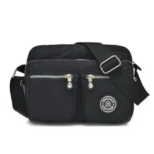 Водонепроницаемый нейлон Креста тела Сумки Для женщин сумка женская Сумки на плечо мульти-карман сумка Bao Bolsa feminina M008