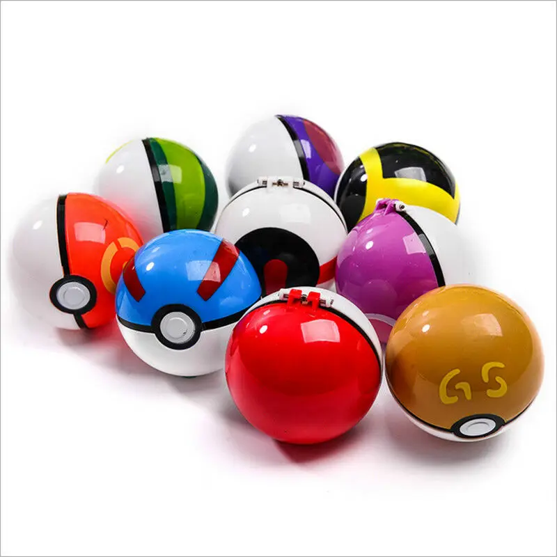 Креативный 7 см Pokemon Pikachu Poke Ball Косплей Pop-up Poke Ball Детская игрушка подарок пластиковый мяч Пикачу