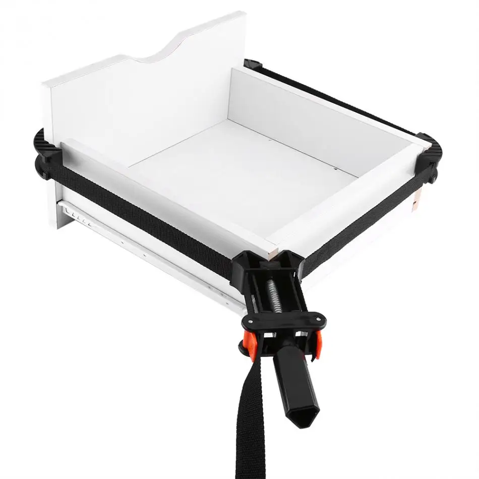 

Multi-function Adjustable Corner Clamp Band Strap Polygonal Clip 4 Jaws Picture Frame Holder Woodworking Tool Hardware