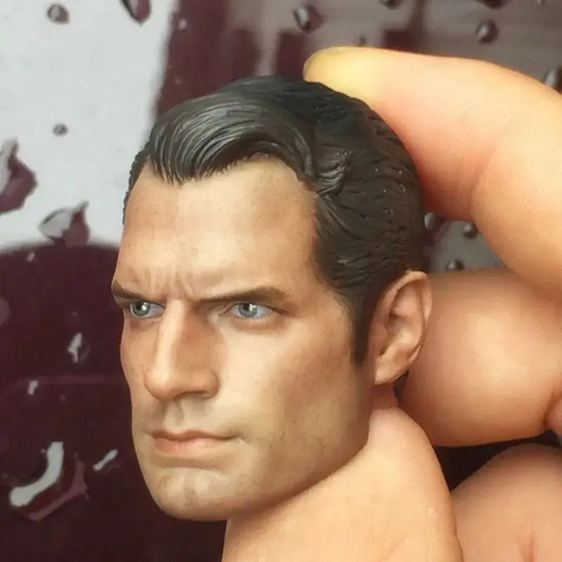 Custom Henry Cavill Red Eyes 1//6 Head Sculpt for Hot Toys Superman 2.0 Body