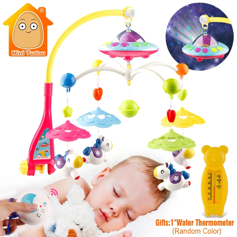 Baby Crib Toy 0 12 Months For Newborn Mobile Musical Box Bed Bell With
