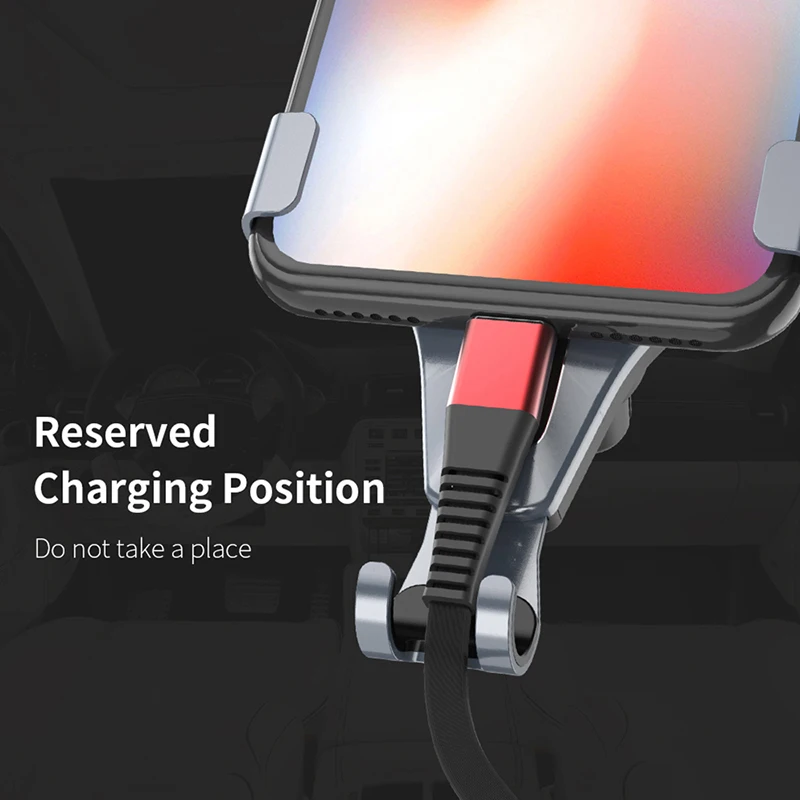  Essager Schwerkraft Auto Telefon Halter Für iPhone Samsung Metall Auto Halter Für Handy im Auto Air