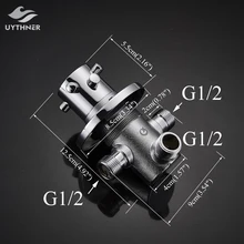 Uythner Стандартный термостатический 1/2 керамический картридж кран контроль смешивания воды контроль температуры клапан аксессуары для ванной комнаты