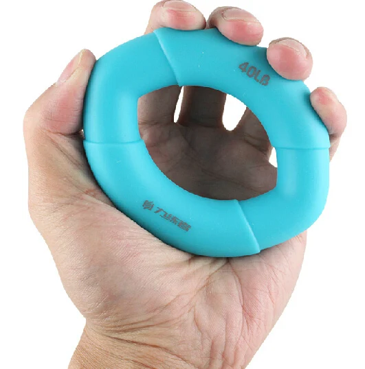 

10 20 30 40 50 80 pounds Hand Grip ring Device dry gym grippers gymnastics Strength Food grade silicone hands gripping exercises