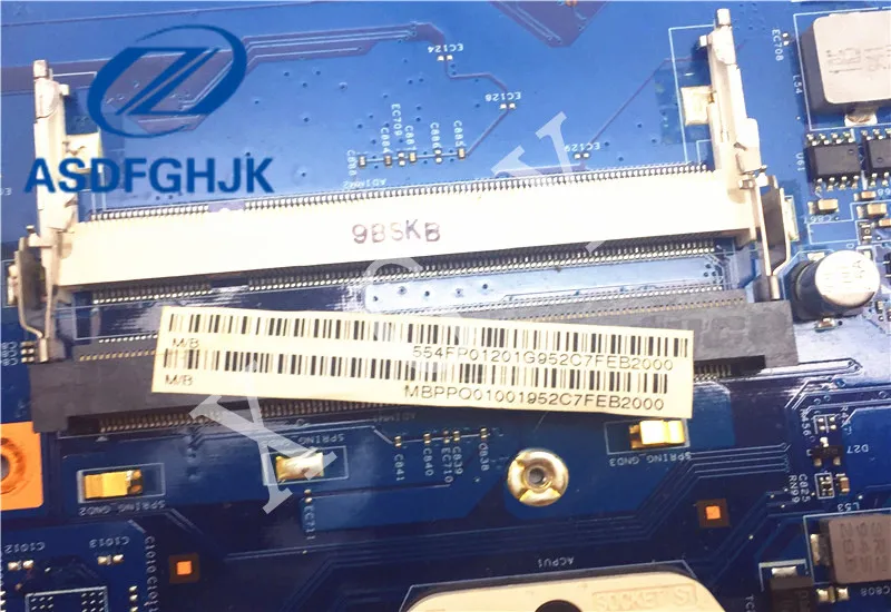 Материнская плата для ноутбука ACER aspire 7540 7540G материнская MBPPQ01001 48 4fp03. 01 DDR2