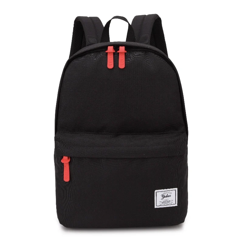 Рюкзак для ноутбука, сумка для мужчин и женщин, винтажный стиль, брезентовый Рюкзак, унисекс, школьные сумки, черный, для студентов колледжа, рюкзак, Mochila Feminina - Цвет: Black