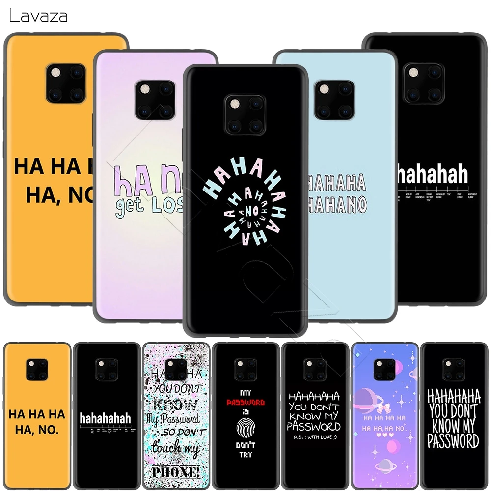 Забавный чехол Lavaza Ha No для Huawei P30 P20 P10 P9 P8 Mate 20 10 Pro Lite P Smart 2017|Бамперы| |