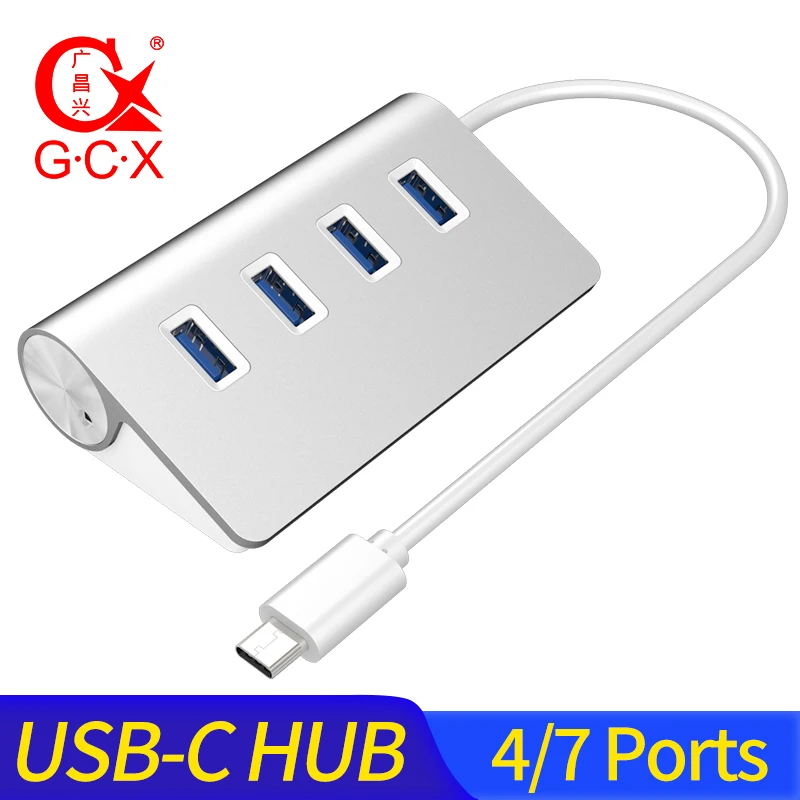 

USB C HUB 4/7 Ports Type C Splitter USB 3.0 HUB for Macbook Pro iMac Samsung Galaxy S9 PC Laptop Notebook Accessories USB-C Hub