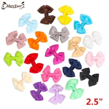 

MeryYuer 10pc/lot 2.5 Inch Childen Girls Ribbon Hair Bow Clips Hair Barrettes Girl Teens Kids Toddlers Hair Accessories