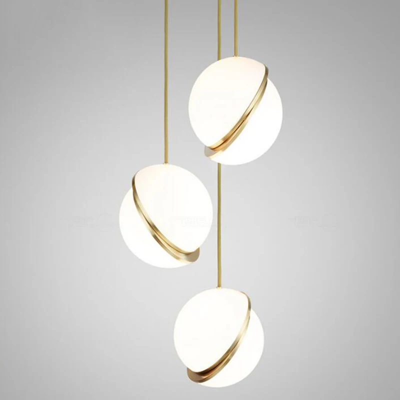 Preise Moderne Weiß Ball LED Anhänger lichter lampe Kreative Restaurant schlafzimmer nacht balkon Decor Kunst anhänger lampe Leuchten