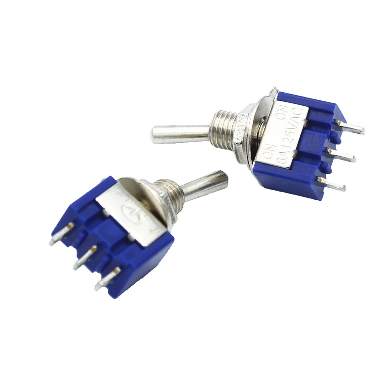 

Free Delivery Promotion! 5 Pcs AC ON-ON MTS-102 SPDT 2 Position Latching Toggle Switch 6A 125V