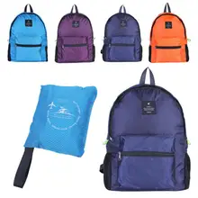 Outdoor Portable Foldable Camping Bag Waterproof Nylon Backpack Large Capacity  Lightweight Backpack Unisex