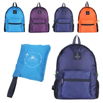 

Outdoor Portable Foldable Camping Bag Waterproof Nylon Backpack Large Capacity Lightweight Backpack Unisex