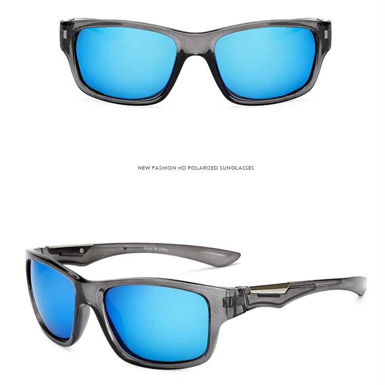 Бренд разработан желтый очки ночного видения Поляризованные Вождения Солнцезащитные очки High End UV400 защиты походные солнцезащитные очки L1025KP - Цвет оправы: C4