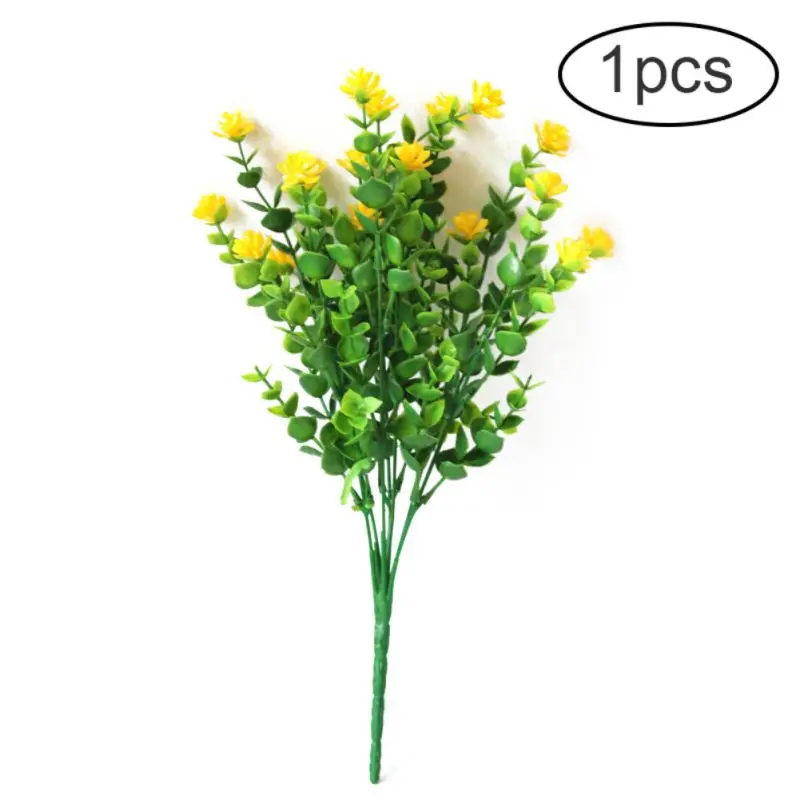 

1 pcs Wedding Decoration Plastic fake Flower Branches artificial eucalyptus branch Indoor Outside Home Garden Office