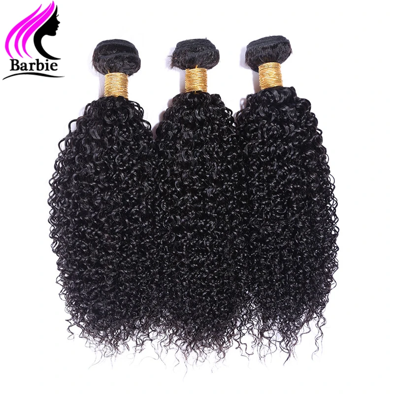 

New Arrived Cheap Unprocessed Brizilian Human Hair Extension Afro Kinky Curly 3pcs/lot Natural Black Brazilian Virgin Hair Curly
