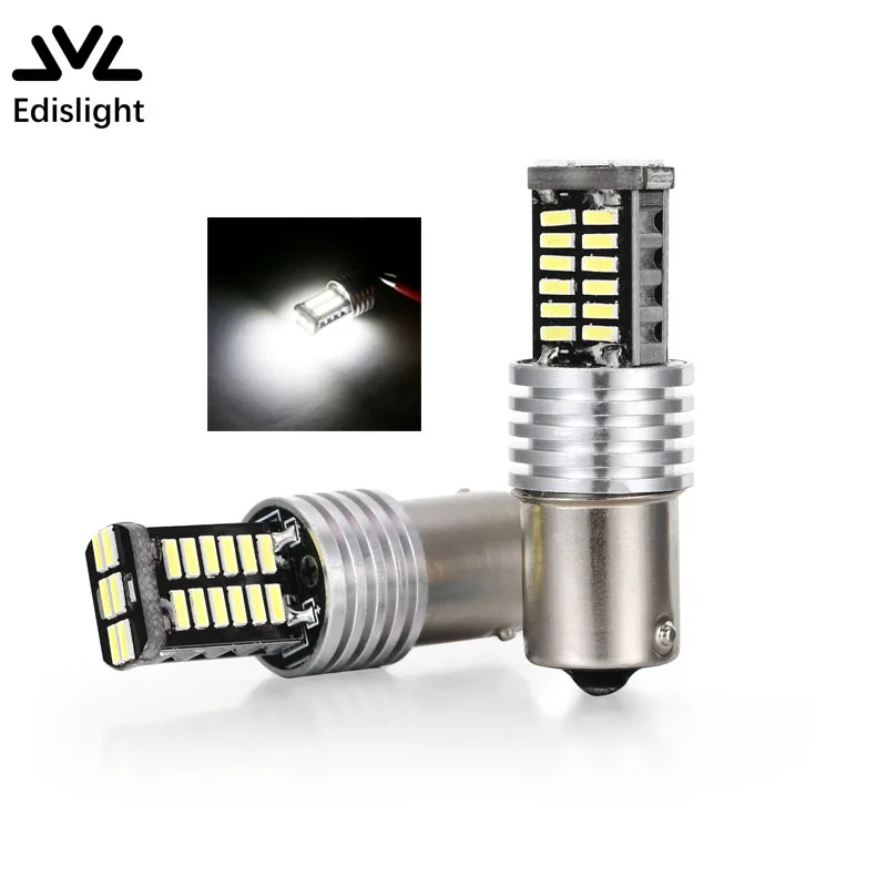 Edislight 2 шт. 1156 BA15S P21W 30 4014 SMD Светодиодные Автомобильные задние лампы стоп-сигналы