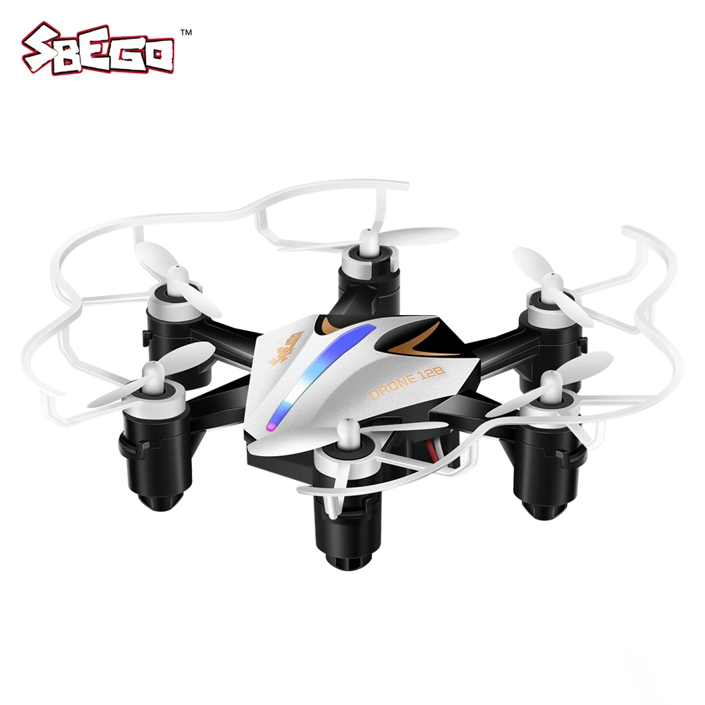 

Mini RC Drone SBEGO 128 Hexacopter 2.4G 4CH 6-Axis Gyro Headless Mode LED Lights 3D Unlimited Flip Aircraft