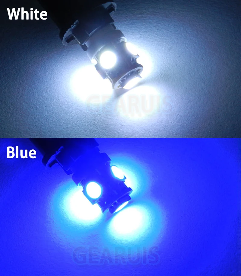 50 шт./Лот AC DC 6 3 В T4W BA9S 5 SMD 5050 Светодиодная неполярная лампа для игровых автоматов