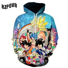 Новая мода, драконий жемчуг, 3D принт, свитер с капюшоном для мужчин и женщин, тюрбан, толстовка в стиле хип-хоп, пуловер с карманами