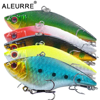 

ALEURRE 1PCS Sinking Winter VIB Fishing Lure 7cm 15g Rattlin vib Hard Bait Long Shot Wobbler Crankbait Isca Artificial Perch