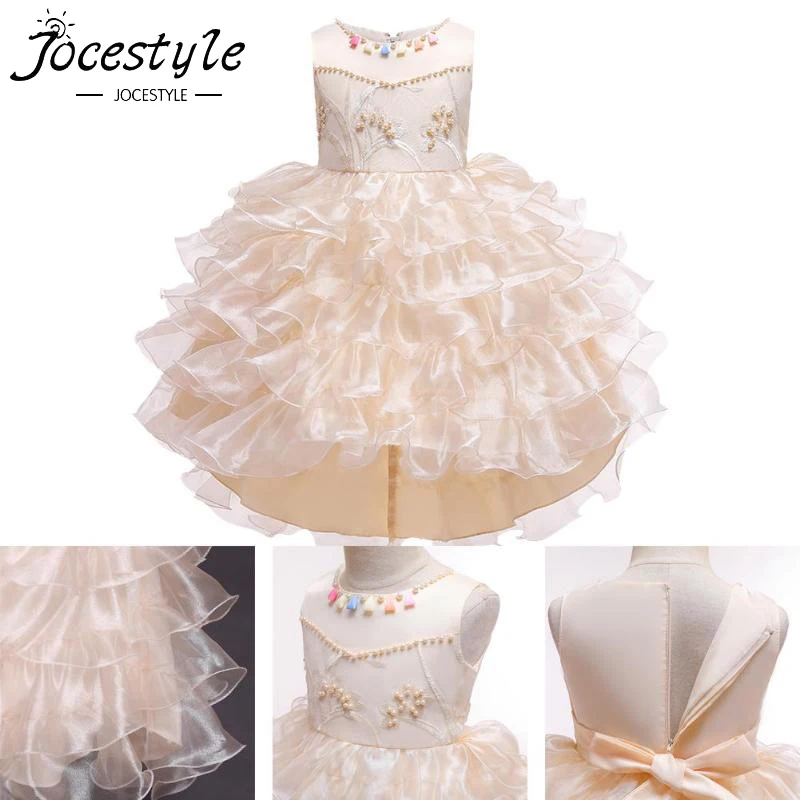 

Baby Embroidered Formal Princess Dress for Girl Elegant Birthday Party Dress Girl Dress Baby Girl Christmas Clothes 2-10 Years