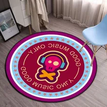 Круглый мягкие ковры Спальня исследование украсить ковер в детской комнате компьютерное кресло Tapete большая площадь ковры для гостиной бытовой ковер