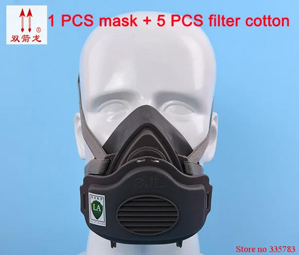 SJL Dust Mask Anti Industrial Construction Dust Pollen Haze Poison Gas