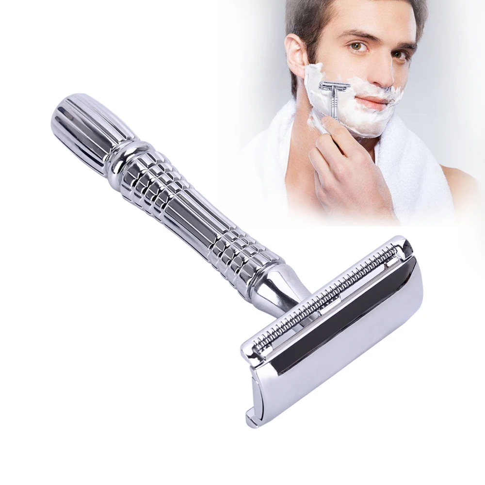 1 Razor+1 Blade Double sided Shaver for Men Manual Classic